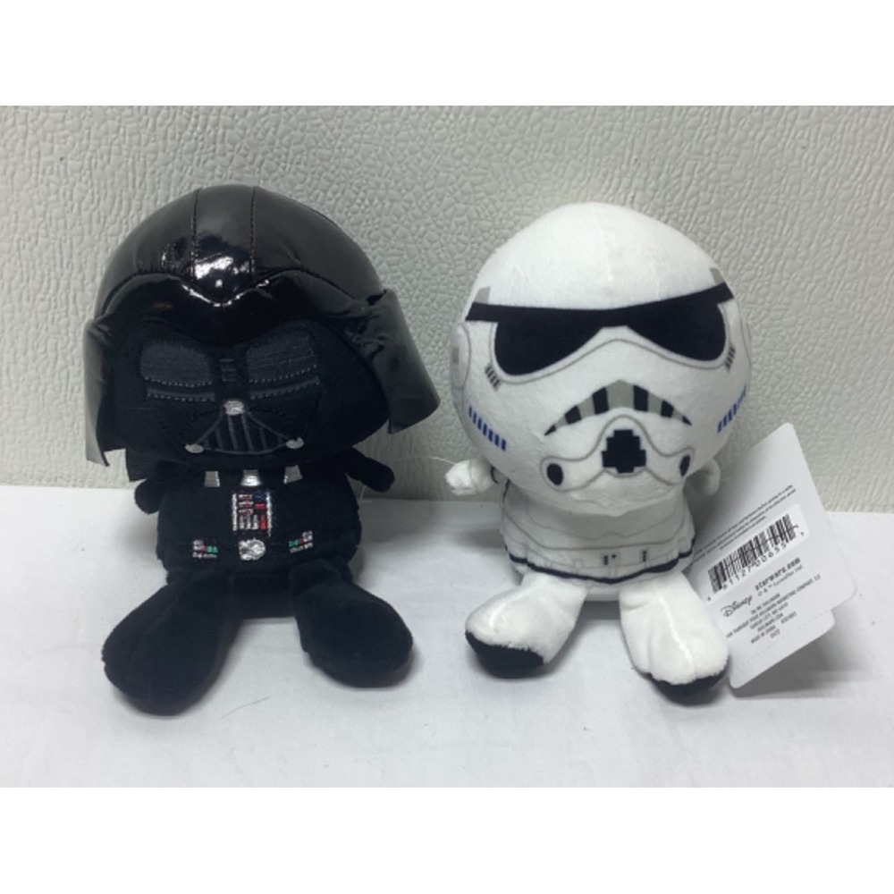 NWT Disney Star Wars Better Together Darth Vader/Stormtrooper Magnetic Plush 6"